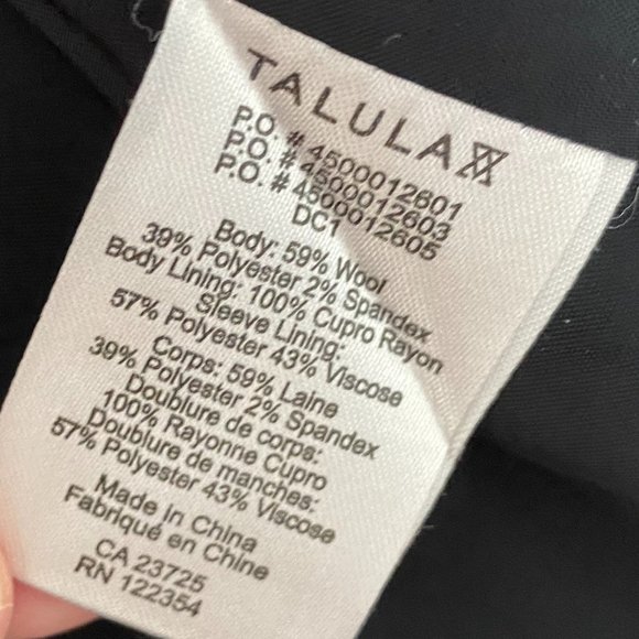 Dark Grey Aritzia Talula Blazer - Picture 10 of 10